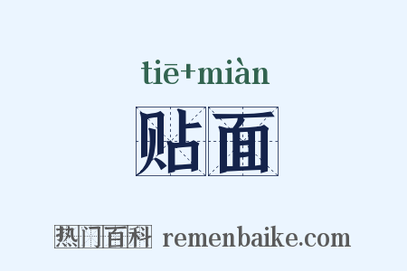 贴面是什么意思的图片